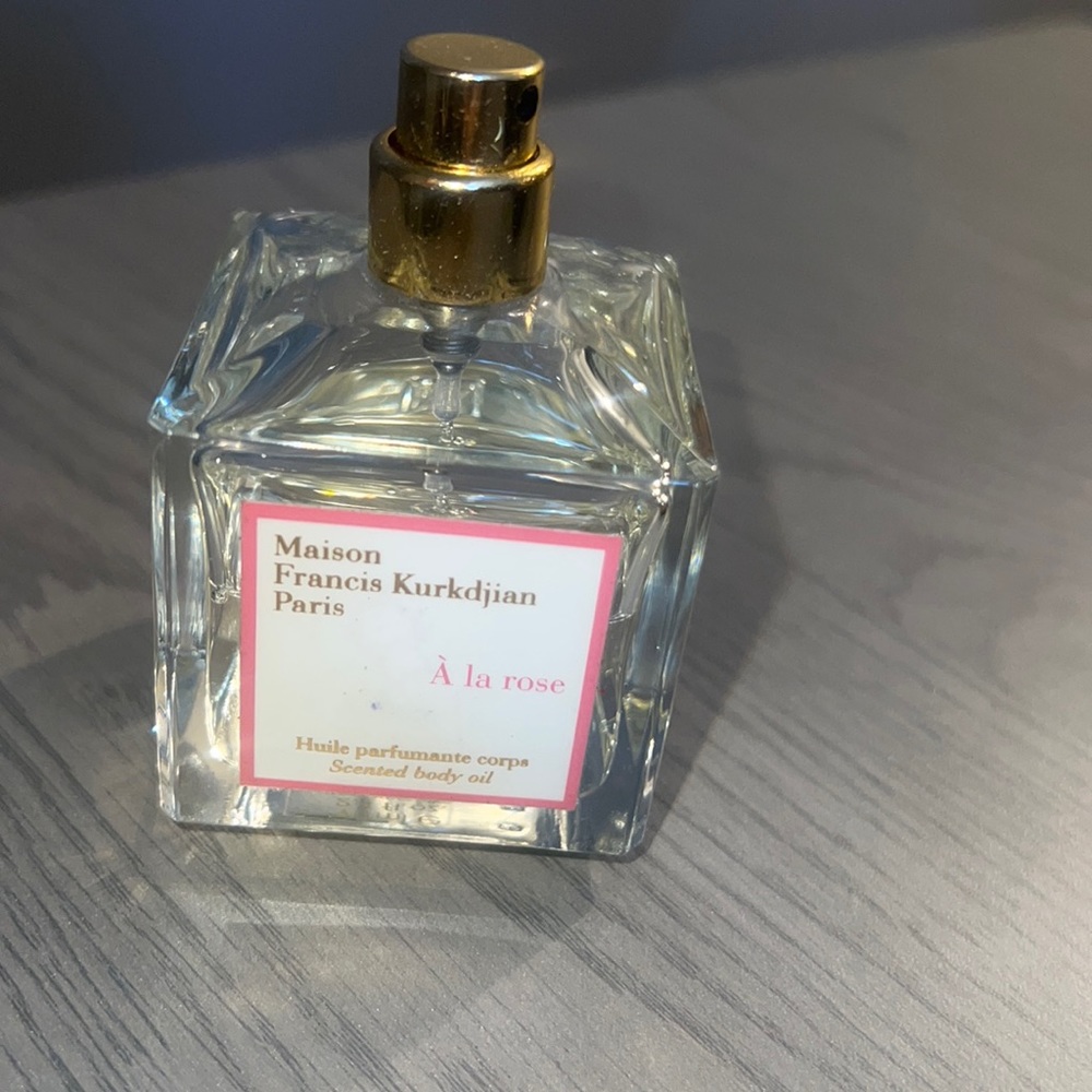 Maison Francis kurkdijian Paris a la rose scented body oil spray